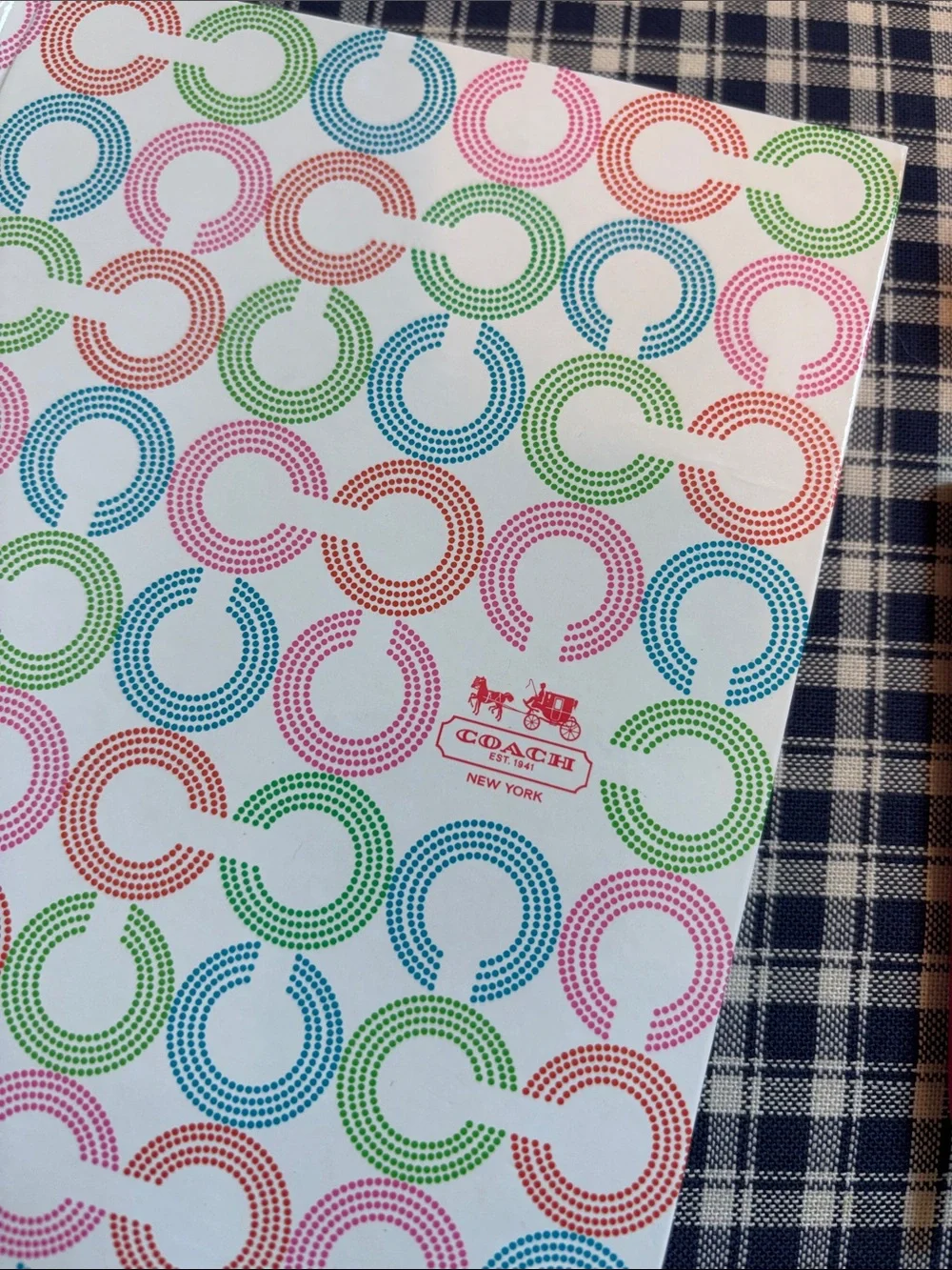 Coach compact journal